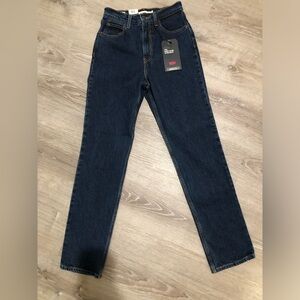 NWT Levi's 70s High Slim Straight Dark Indigo women’s Jeans 26*31